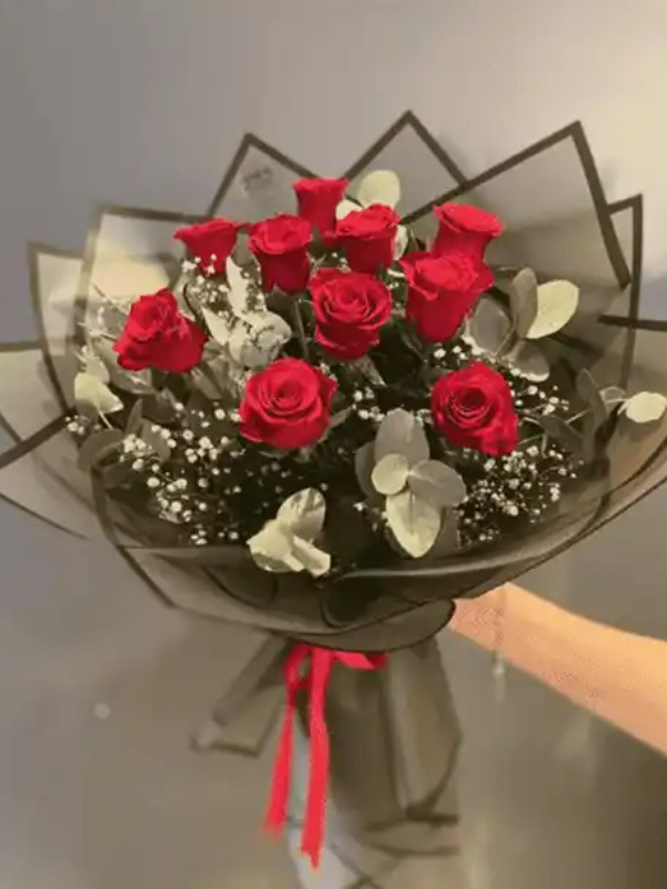 Erzincan Çiçekçi - Premium Kırmızı Gül Buketi