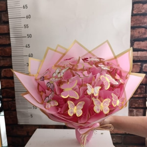  Erzincan Çiçekçiler - Işıklı Kelebek Buketi